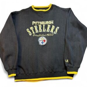 Vintage Pittsburgh Steelers Logo Athletic NFL Pullover Crewneck sweatshirt large